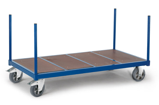 ROLLCART Rungenwagen mit Holzboden 1200 kg Tragkraft 021238 021240 021242