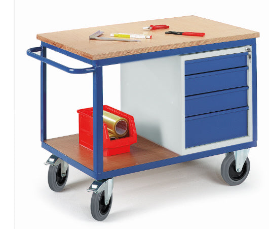 ROLLCART Werkstattwagen mit Schubladen, 600 kg Tragkraft, 07-4308