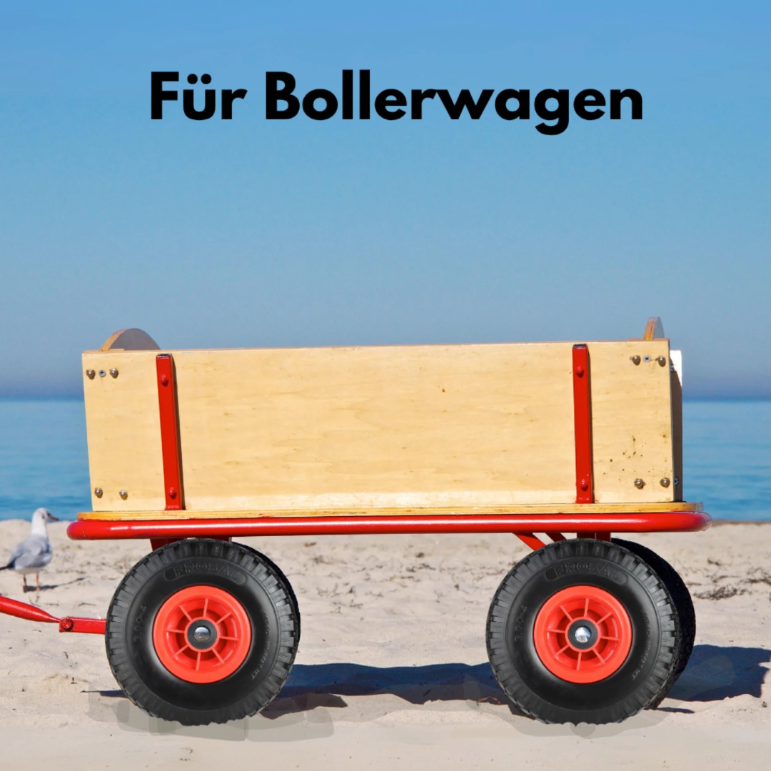 Frosal Ersatzrad Luftbereifung - Rad für Bollerwagen oder Sackkarre Nabe 20mm/75mm