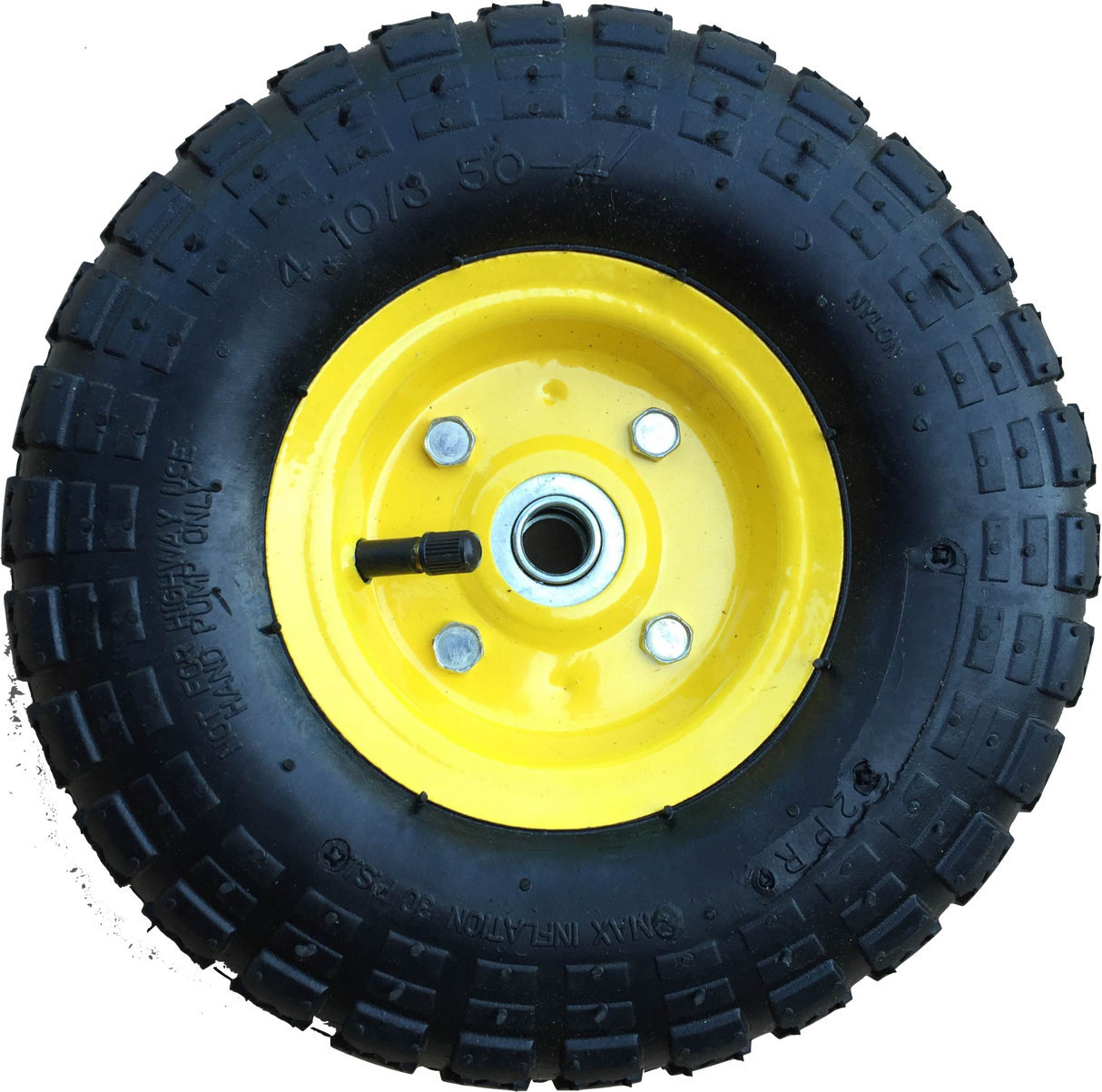 FROSAL Ersatzrad Transportwagen 16 mm Achse Gelb 4.10 / 3,50 - 4 1 Stück