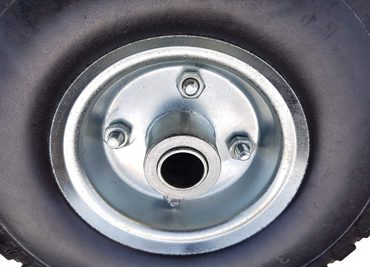 2 x Frosal PU Rad Stahlfelge Silber 20 mm Bollerwagen Sackkarre