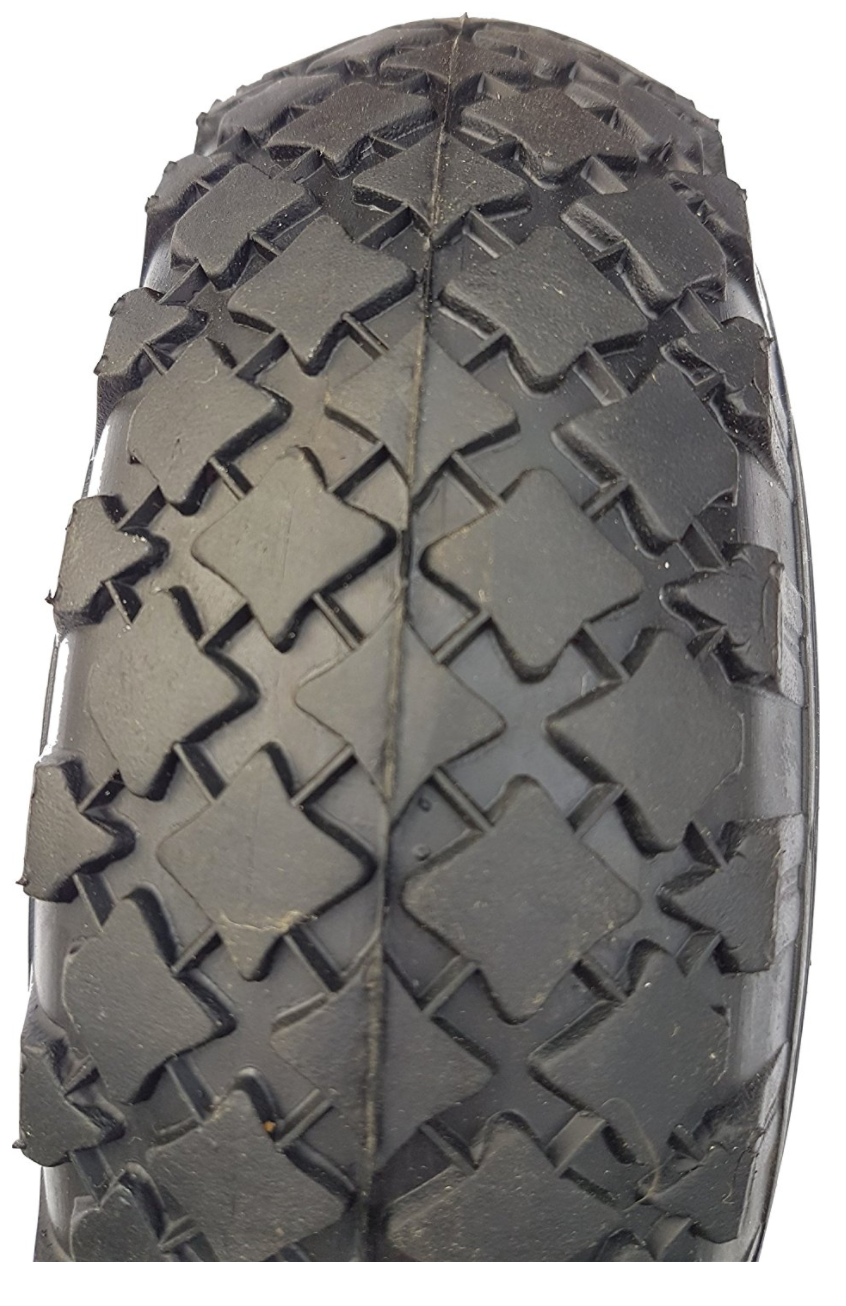 FROSAL Ersatzrad - PU Rad Nabe 25mm/75mm für Bollerwagen oder Sackkarre pannensicher