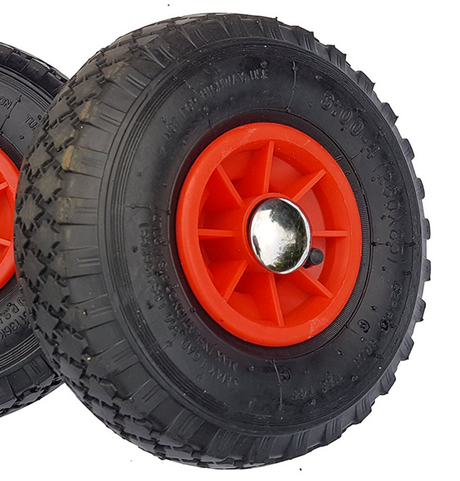 FROSAL Ersatzrad Nabe 25mm/75mm - Rad für Bollerwagen oder Sackkarre mit Achsstopfen 1 Stück