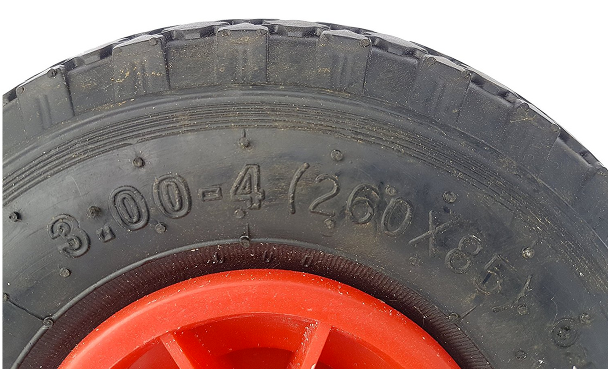 FROSAL Ersatzrad Nabe 25mm/75mm - Rad für Bollerwagen oder Sackkarre Luftrad