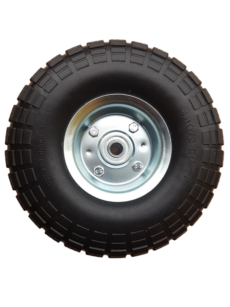 Frosal Ersatzrad pannensicher Transportwagen 16 mm Achse Silber 4.10 / 3,50 - 4 1 Stück