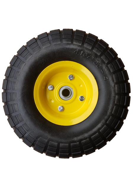 Frosal Ersatzrad Transportwagen pannensicher 16 mm Achse Gelb 4.10 / 3,50 1 Stück