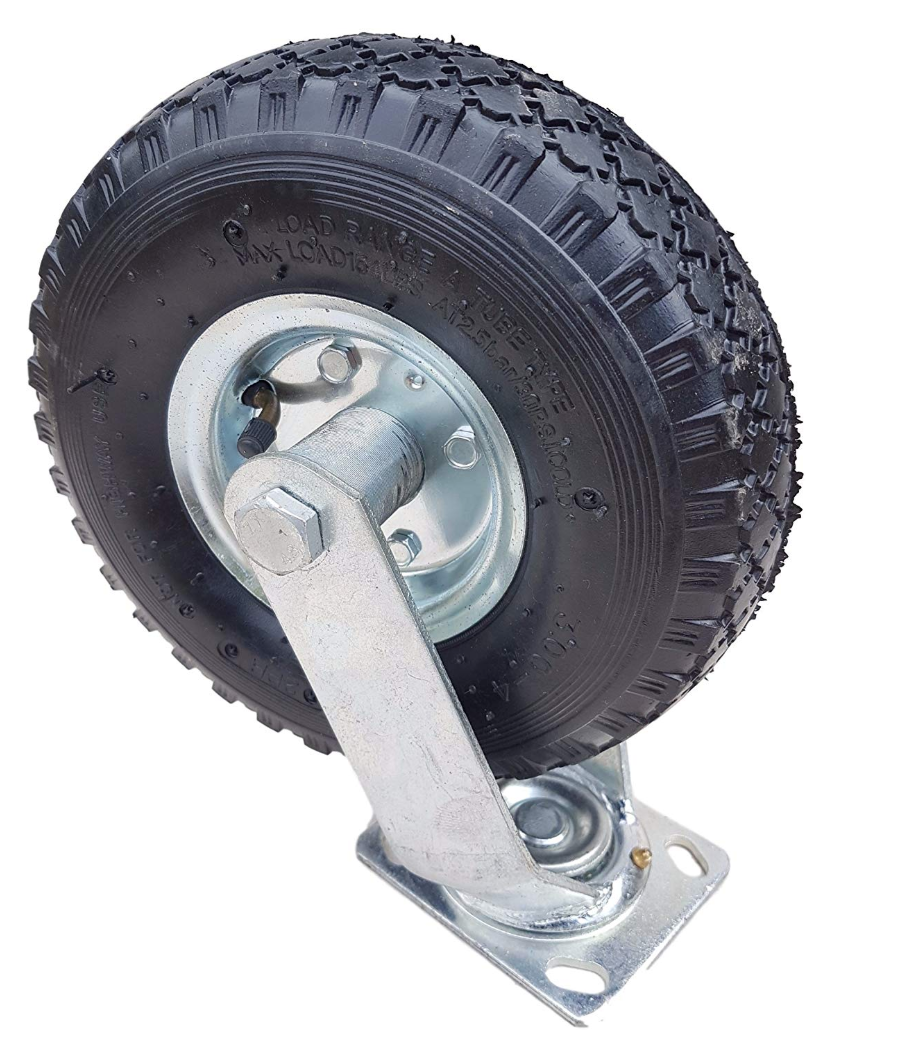 2 x Frosal Bockrolle + 2 x Lenkrolle Set Ø 260 x 85 mm | 3.00-4 Rad als 4-tlg. Set | Luftrad