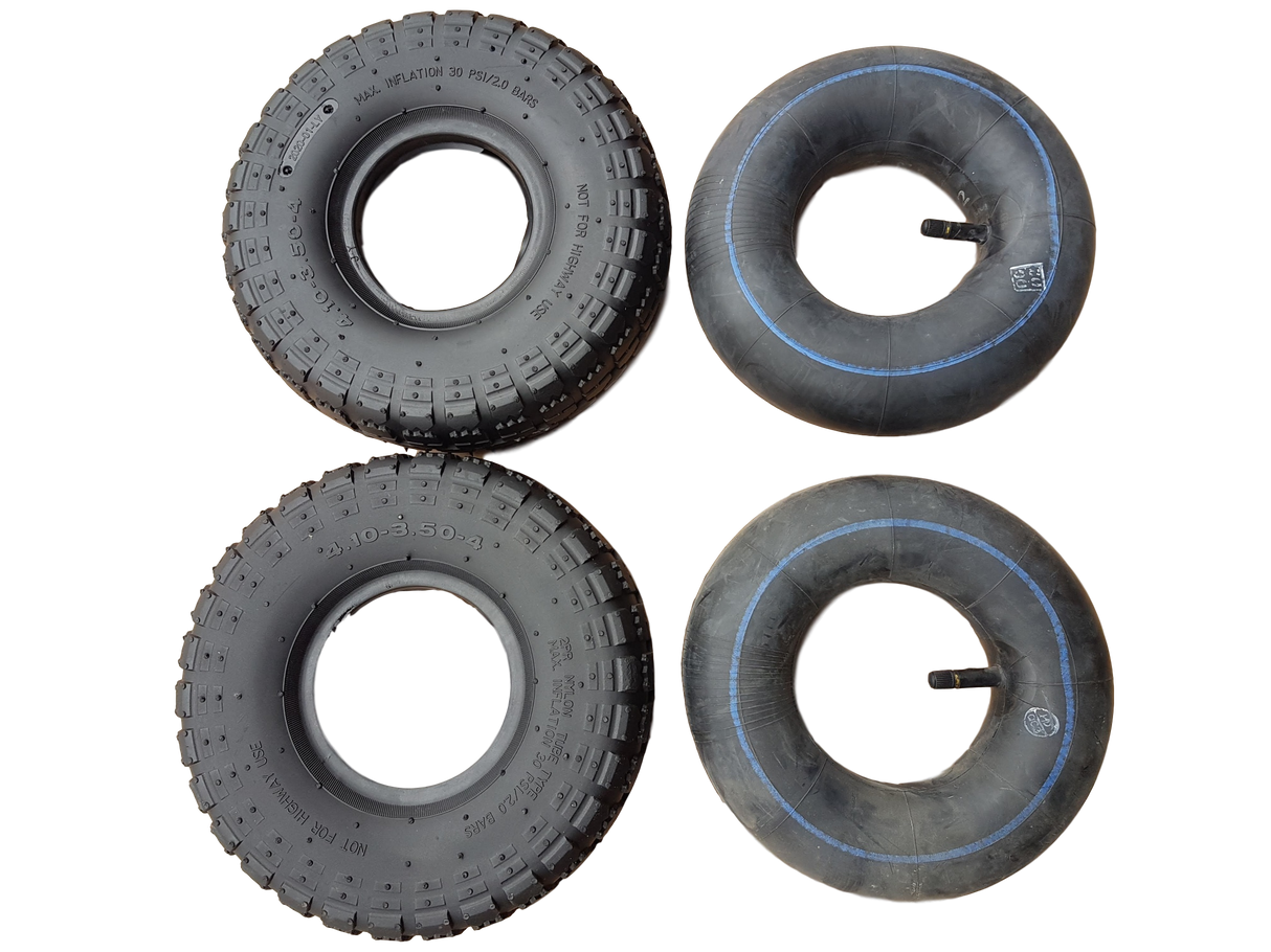 FROSAL Mantel Transportwagen 4.10-3.50-4 + Schlauch 90 gerade 2er Set