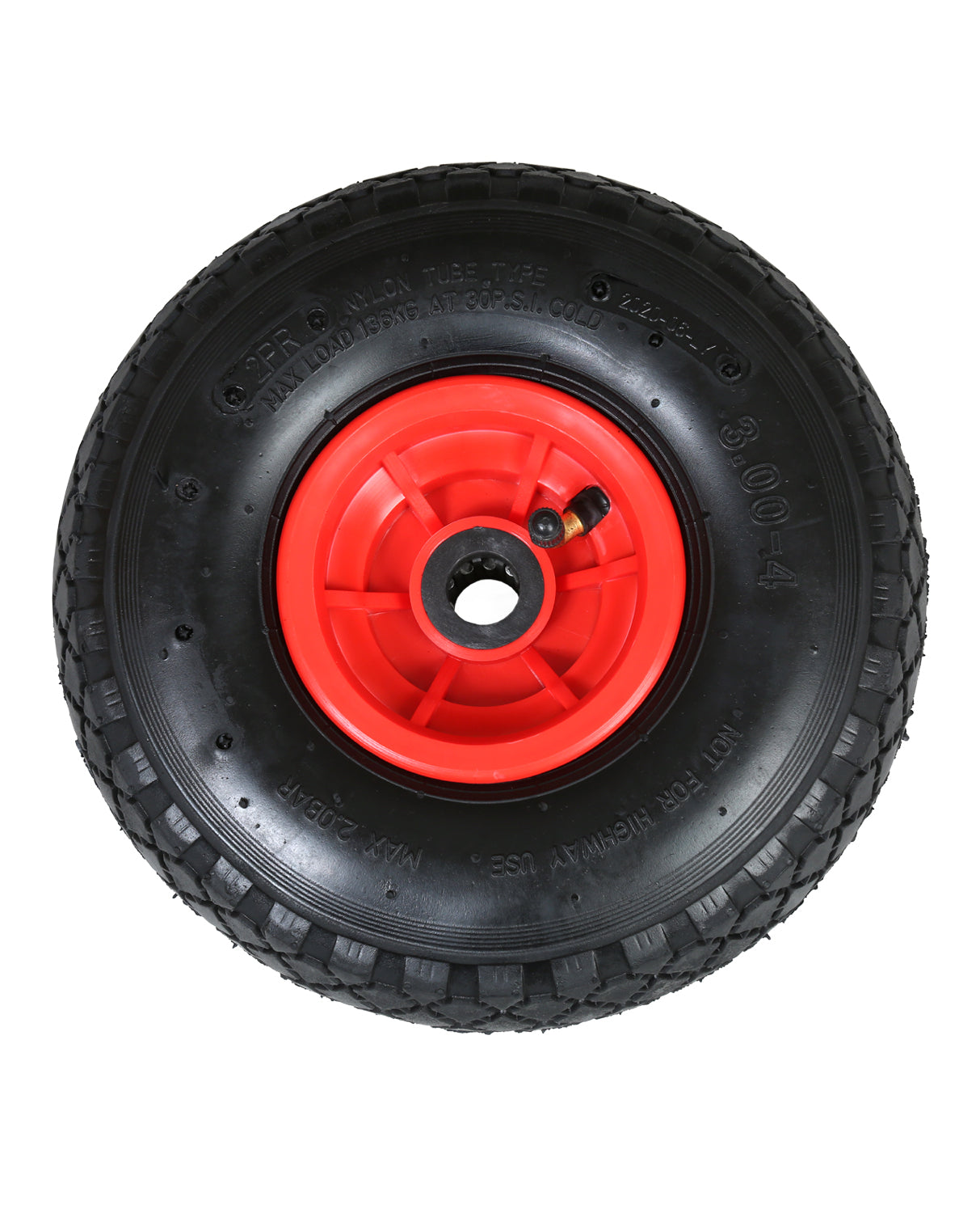 FROSAL Ersatzrad - Rad Nabe 20mm/60mm für Bollerwagen oder Sackkarre