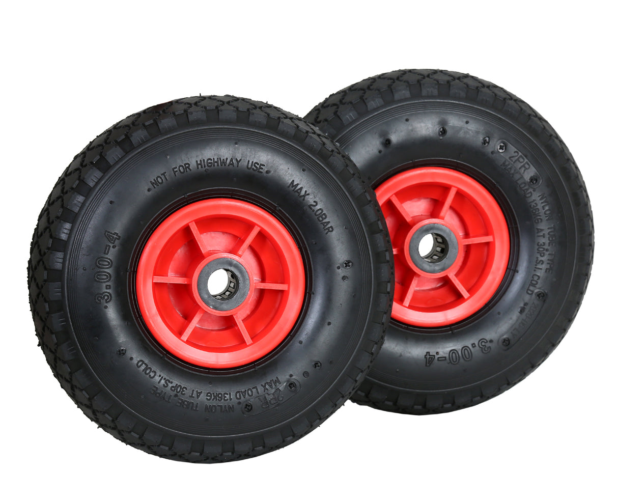 FROSAL Ersatzrad - Rad Nabe 20mm/60mm für Bollerwagen oder Sackkarre 2 Stück