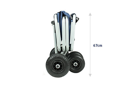 Beachtrekker LiFe faltbar blau mit Bremse