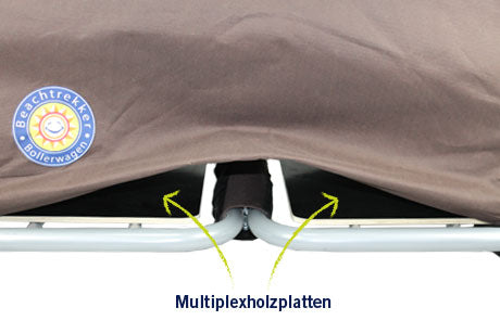 Beachtrekker LiFe faltbar braun mit Bremse