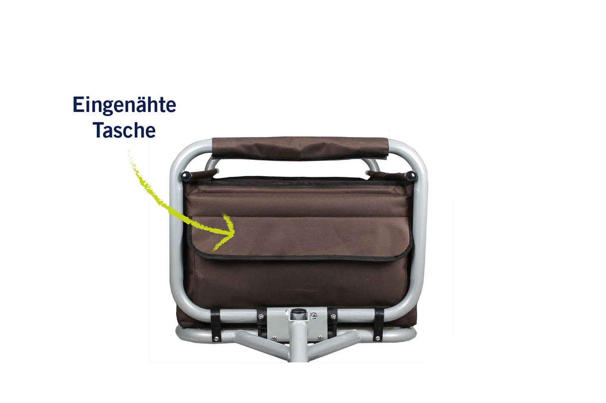 Beachtrekker LiFe faltbar braun mit Bremse
