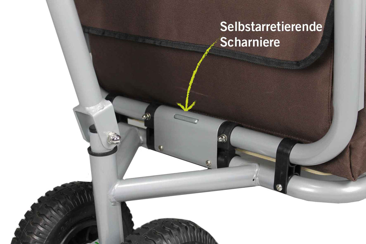 Beachtrekker LiFe faltbar braun mit Bremse