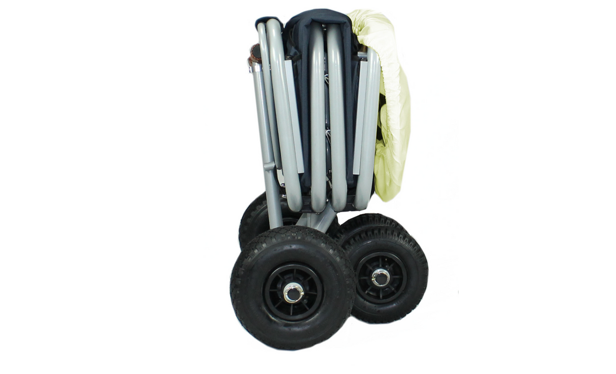 Beachtrekker LiFe faltbar in grün, PU-Reifen, bremse