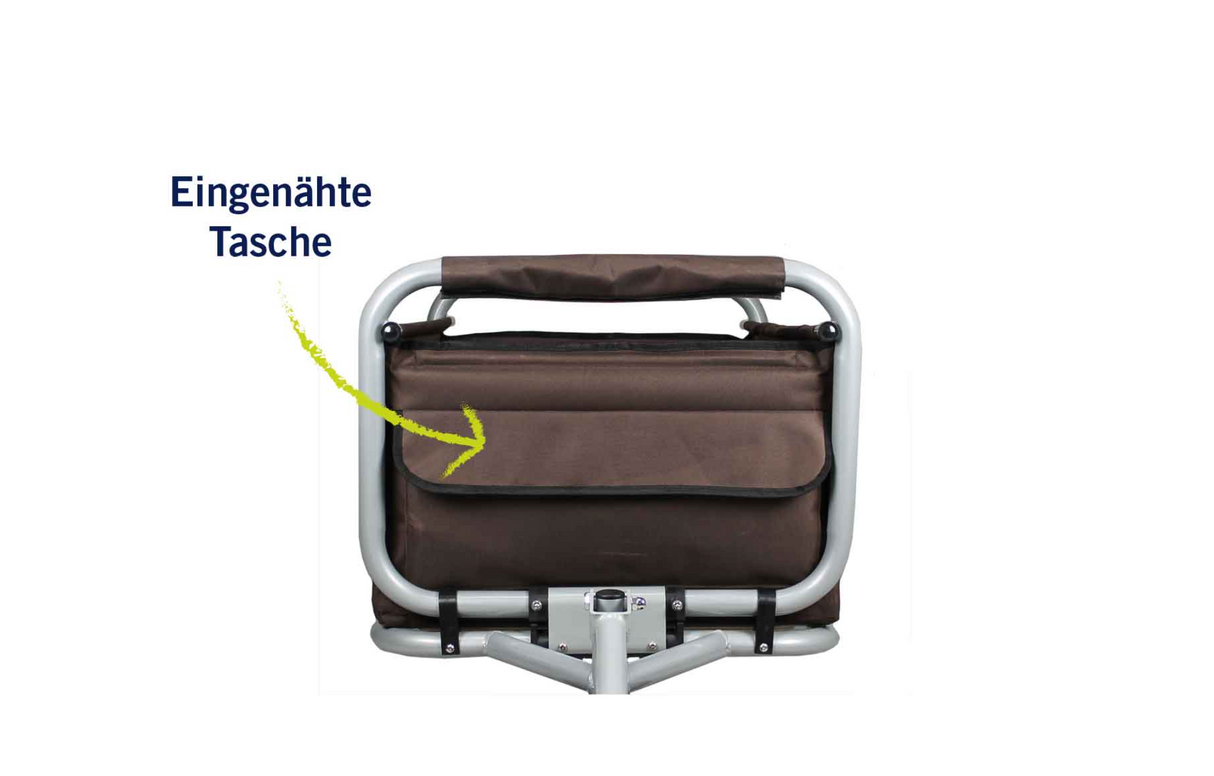 Beachtrekker LiFe faltbar in schwarz, PU-Reifen, bremse