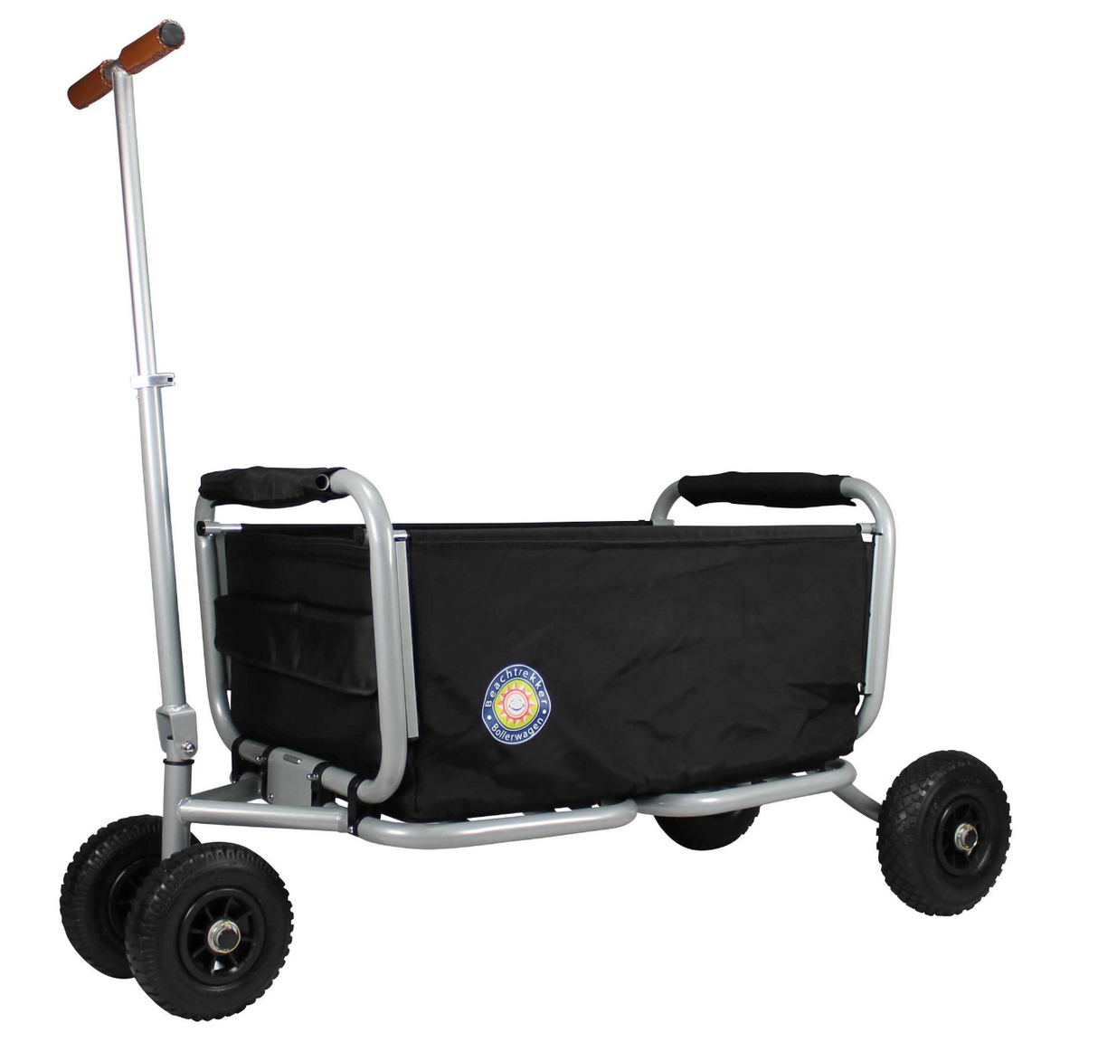 Beachtrekker LiFe faltbar in schwarz, PU-Reifen, bremse