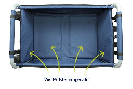 Beachtrekker LiFe faltbar schwarz mit Bremse