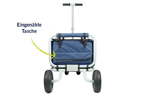 Beachtrekker LiFe faltbar schwarz mit Bremse