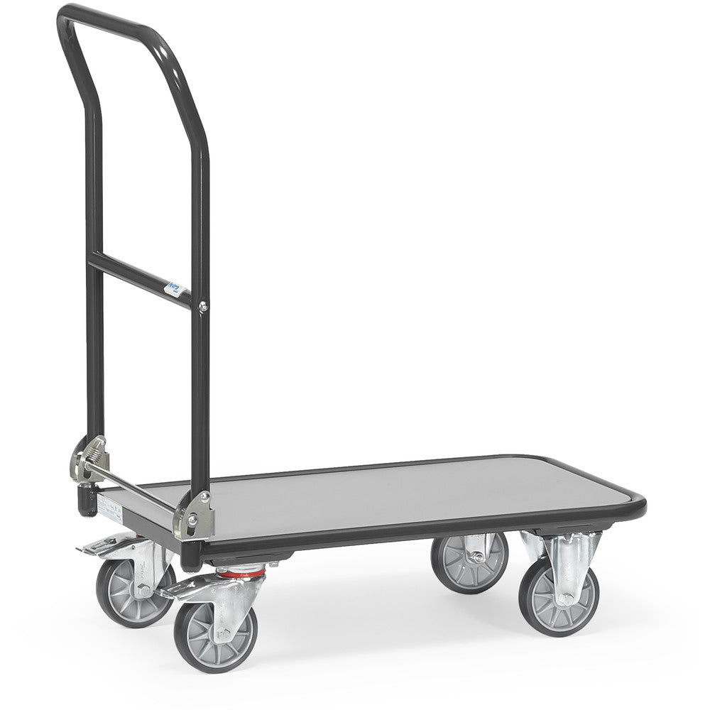 Fetra 1132 7016, 1154 7016 Klappwagen "GREY EDITION", 250 kg, Schiebebügel auf Plattform klappbar