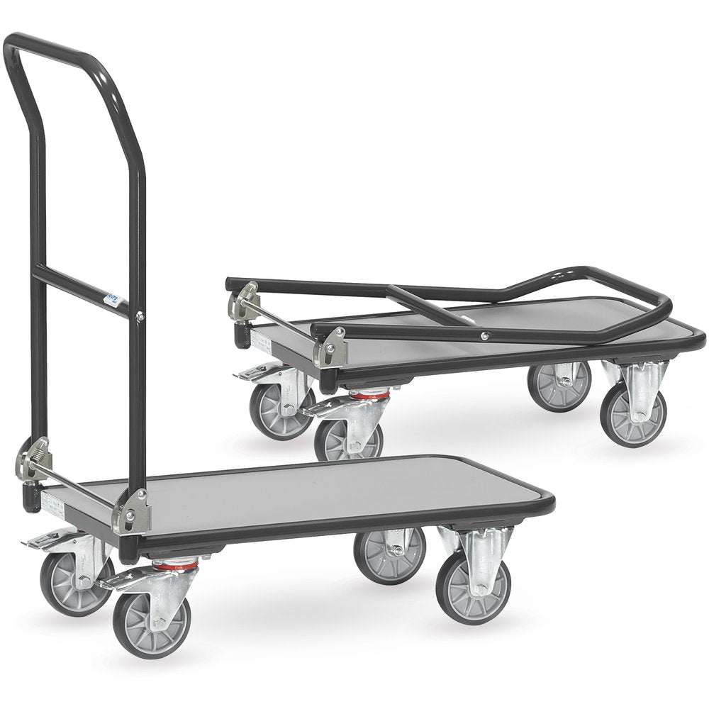 Fetra 1132 7016, 1154 7016 Klappwagen "GREY EDITION", 250 kg, Schiebebügel auf Plattform klappbar