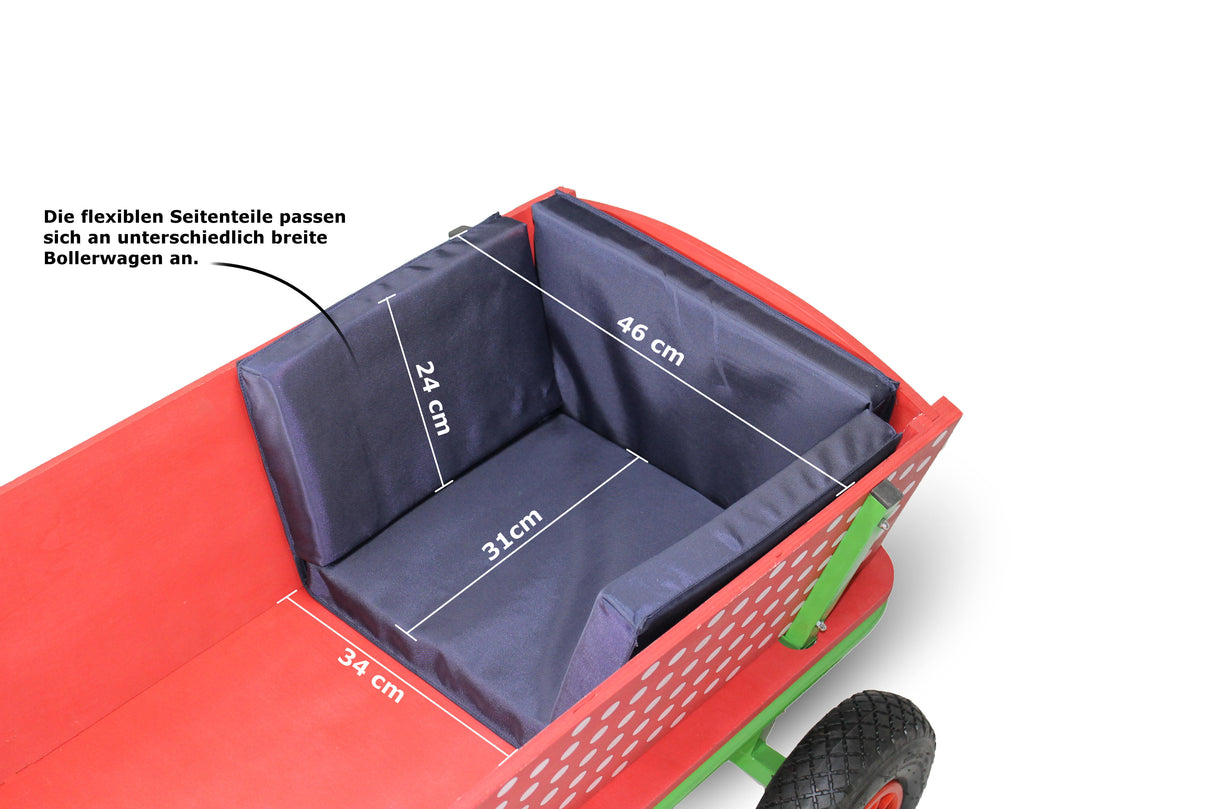 Bollerwagen Sitzkissen Blau
