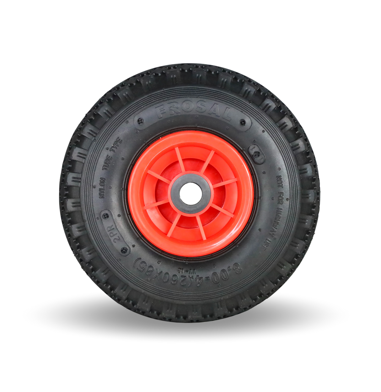 Frosal Ersatzrad Luftbereifung - Rad für Bollerwagen oder Sackkarre Nabe 20mm/75mm