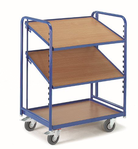 ROLLCART Eurokastenwagen mit Böden, 200 kg Tragkraft, 164332 164335 164342