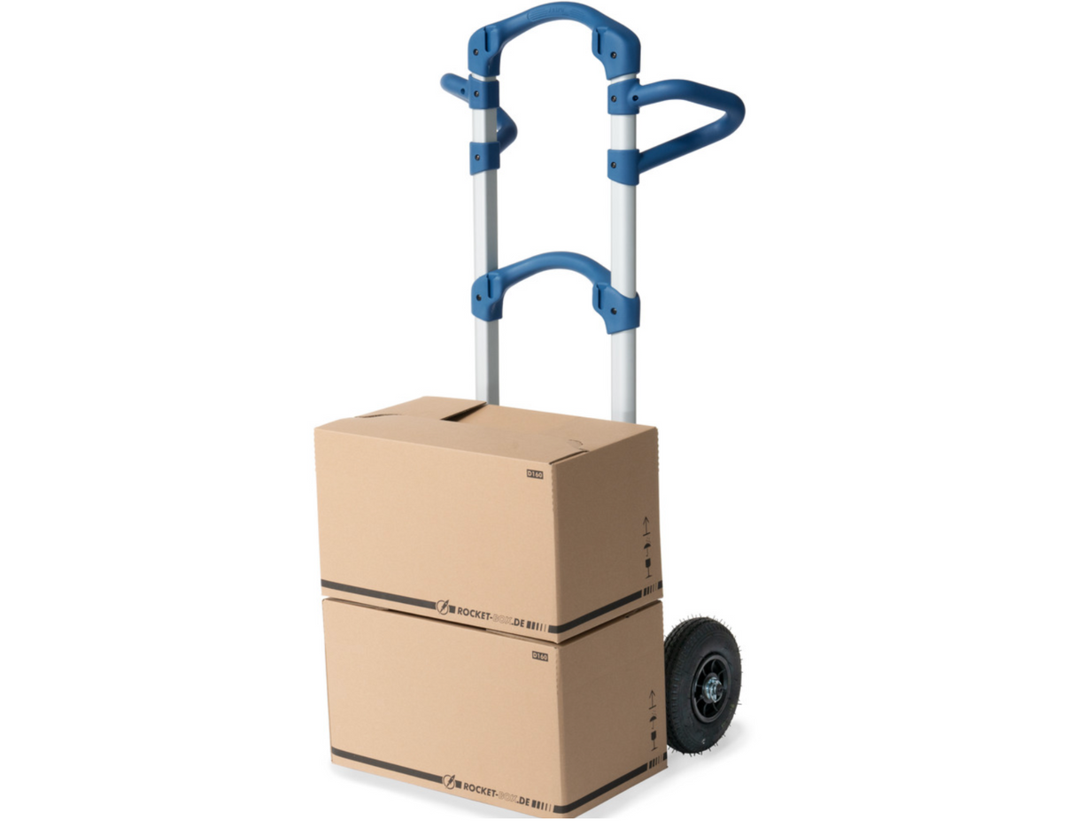 Fetra Alu-Kompaktkarre Wuppi, 200kg Tragkraft, mit Klappschaufel