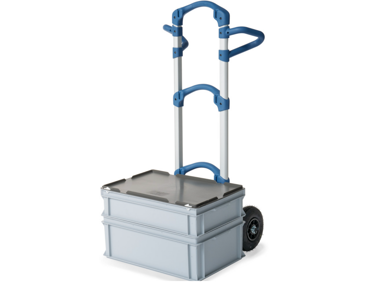 Fetra Alu-Kompaktkarre Wuppi, 200kg Tragkraft, mit Klappschaufel
