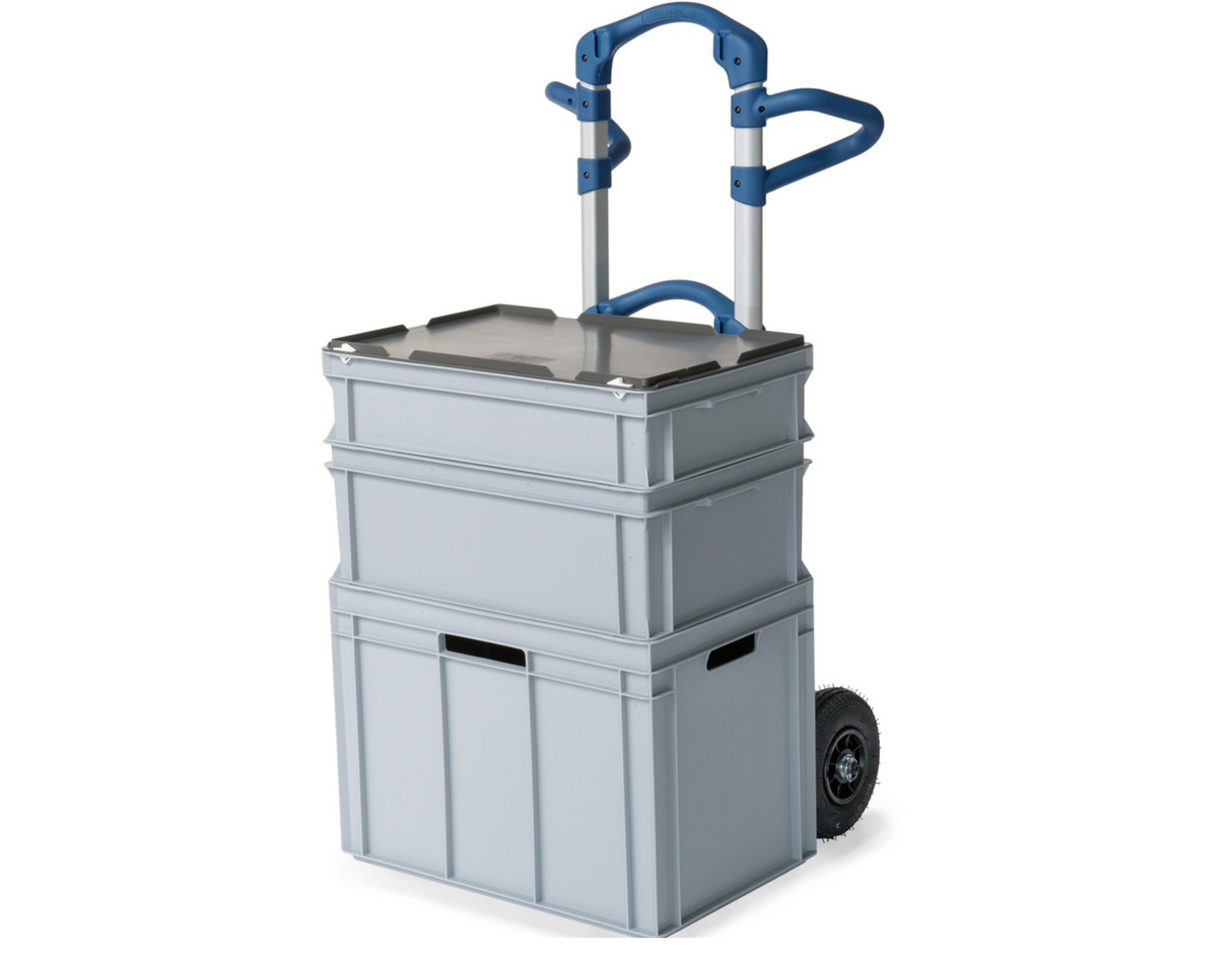 Fetra Alu-Kompaktkarre Wuppi, 200kg Tragkraft, mit Klappschaufel