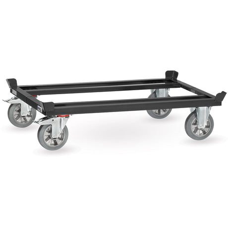 Fetra 22811 7016 Paletten-Fahrgestell "GREY EDITION" 1200 kg, Elastic-Vollgummi-Bereifung