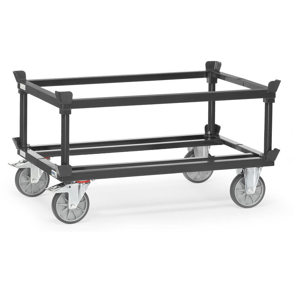 Fetra 22921 7016 Aufsetzrahmen für Paletten-Fahrgestelle "GREY EDITION" 1200 kg