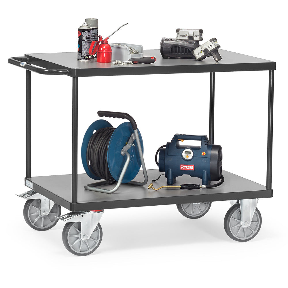 Fetra 2400 7016, 2401 7016, 2402 7016, 2403 7016 Schwere Tischwagen "GREY EDITION" bis 600 kg