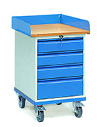 Fetra 2446 Rollschrank mit vier Schubladen