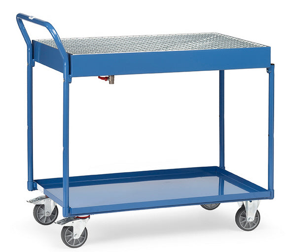 Fetra 2722 Tischwagen mit Wannen und Gitterrost