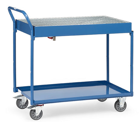 Fetra 2722 Tischwagen mit Wannen und Gitterrost
