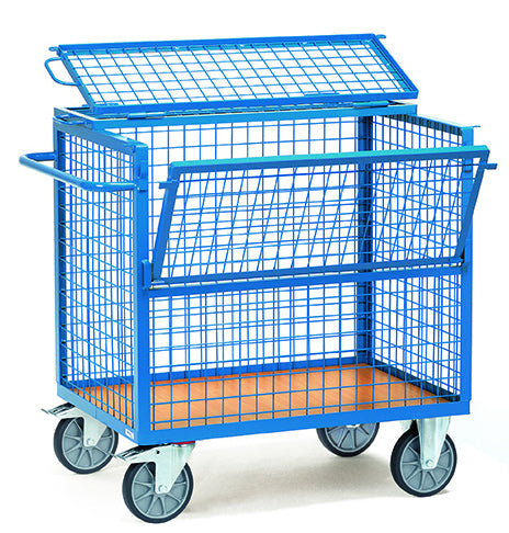 Fetra 2762/2763 Drahtkastenwagen mit Drahtgitter und Deckel