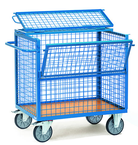 Fetra 2762/2763 Drahtkastenwagen mit Drahtgitter und Deckel