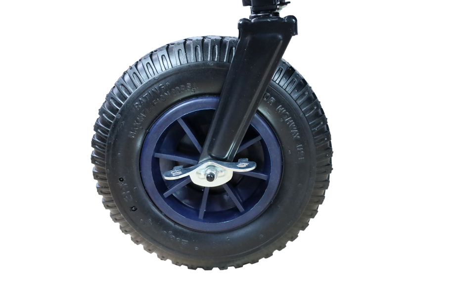 FROSAL Bollerwagen Nick blau faltbar mit Luftreifen Bremse und Dach