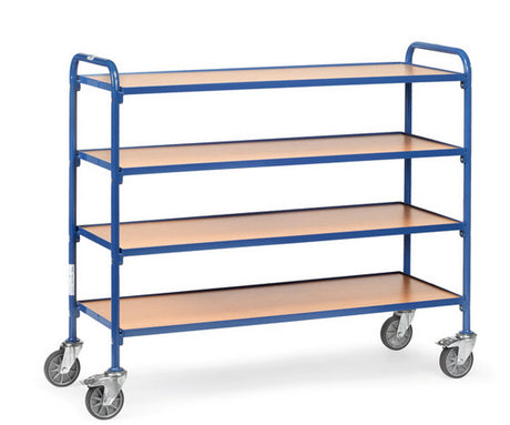 Fetra 32950 Beistellwagen mit vier Böden aus Holz