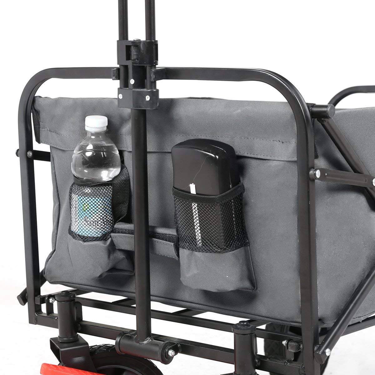 Sekey faltbarer Bollerwagen mit Bremse in grau