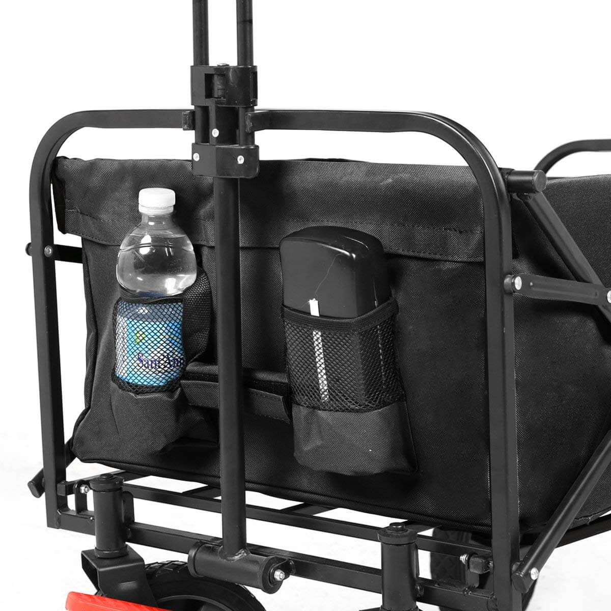 Sekey faltbarer Bollerwagen mit Bremse in schwarz