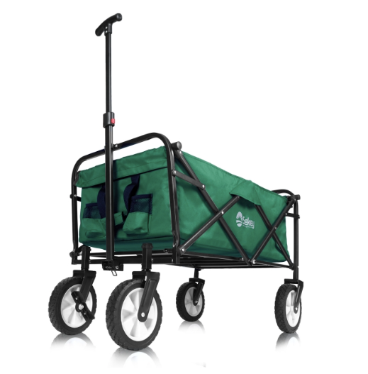 Sekey faltbarer Bollerwagen in Grün