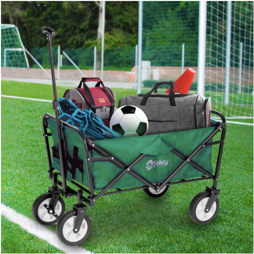 Sekey faltbarer Bollerwagen in Grün
