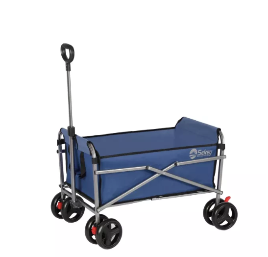 Sekey faltbarer Bollerwagen mit Bremse, ultra leicht