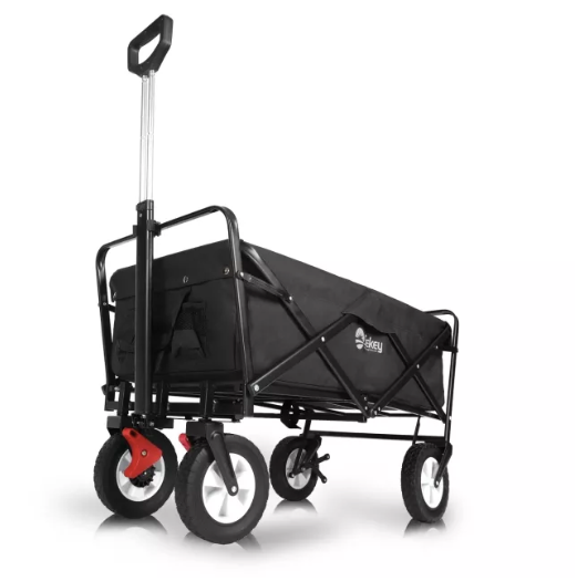 Sekey faltbarer Bollerwagen in schwarz, 102L
