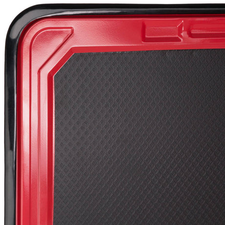 Plattformwagen mit Bremsen 150kg rot