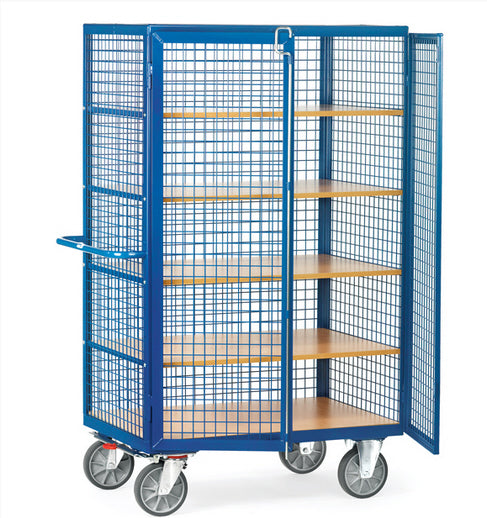 Fetra 4392/4393 Kastenwagen mit Doppelflügeltür, Stangenverschluss und Totalstop