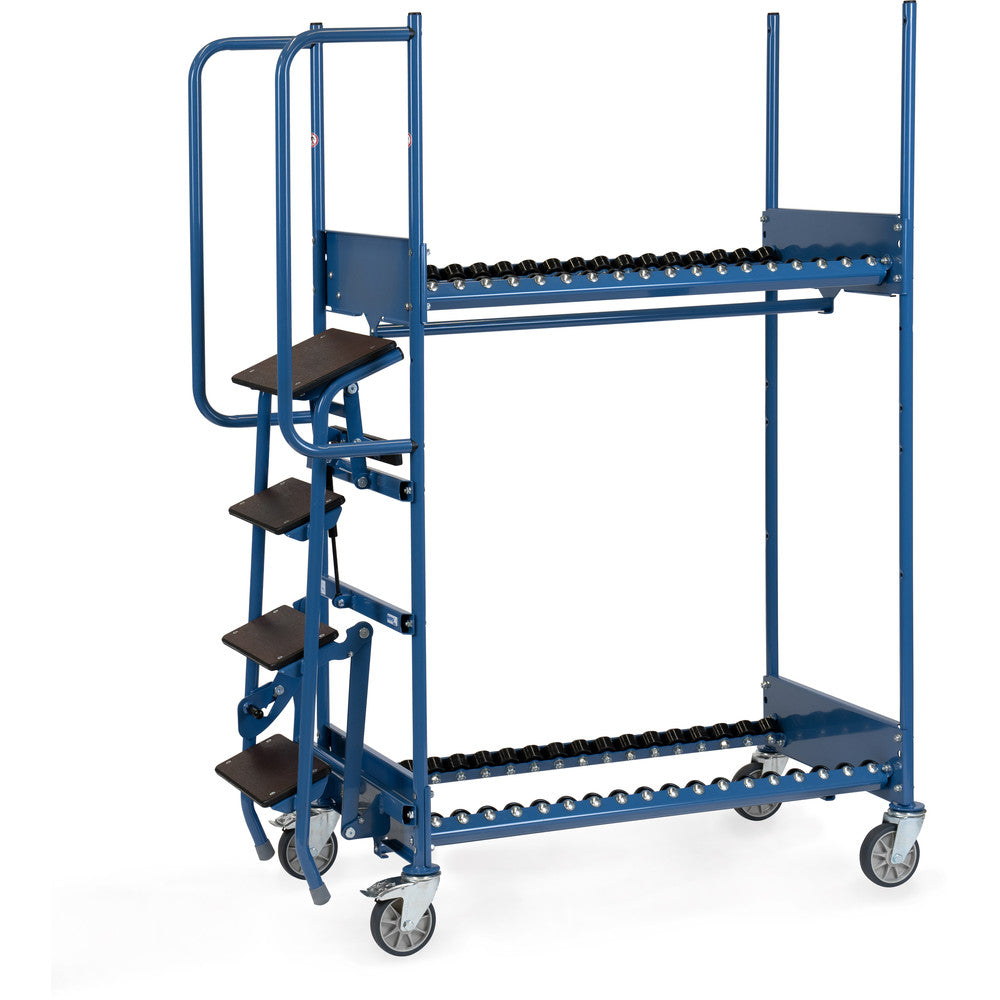 Fetra 4562 - Reifen-Kommissionierwagen, Trittstufen und Sicherheitsbügel